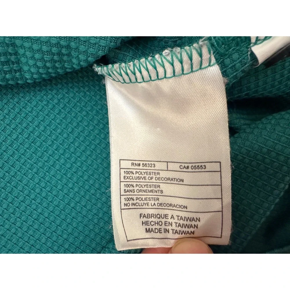 Nike Golf Men's Sphere Dry Teal Green Polo‎ Shirt Short Sleeve Size Large